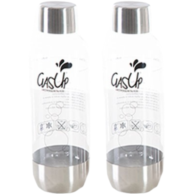 2 bottiglie da 1 litro per Gasatore Iron