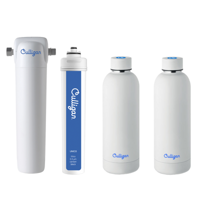 Unico con filtro di ricambio + 2 borracce 500 ml incluse