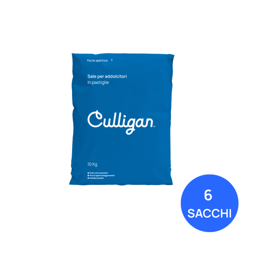 Sale in pastiglie 10 kg - 6 sacchi