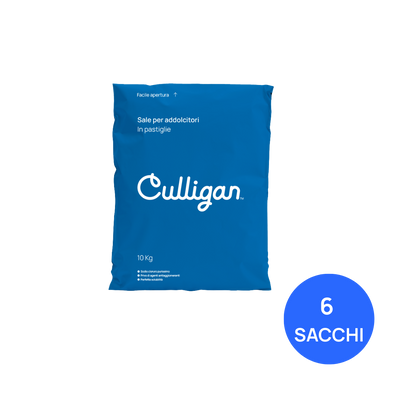 Sale in pastiglie 10 kg - 6 sacchi