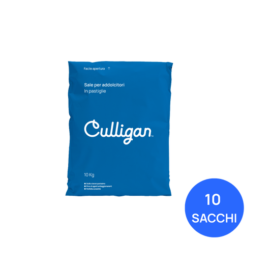 Sale in pastiglie 10 kg - 10 sacchi