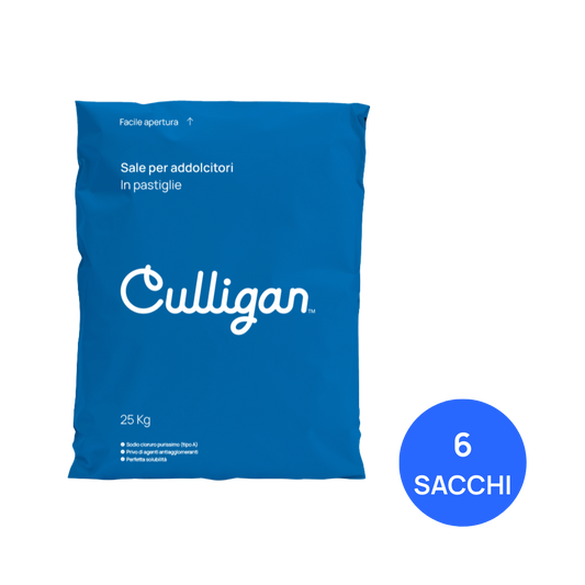 Sale in pastiglie 25 Kg - 6 sacchi