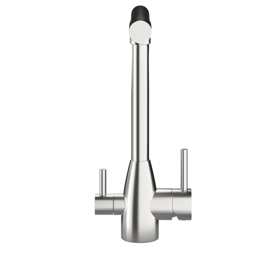 Culligan QX3 rubinetto miscelatore a 3 vie in acciaio inox canna angolare