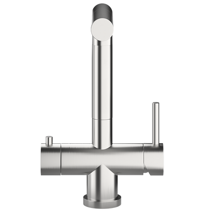 Culligan QX3E rubinetto miscelatore a 3 vie in acciaio inox con doccetta estraibile